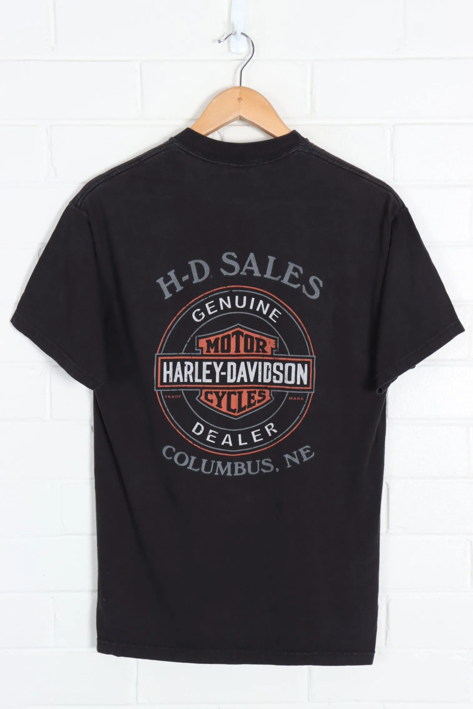 HARLEY DAVIDSON Columbus Clown 'Genuine Dealer' Graphic Tee (M)