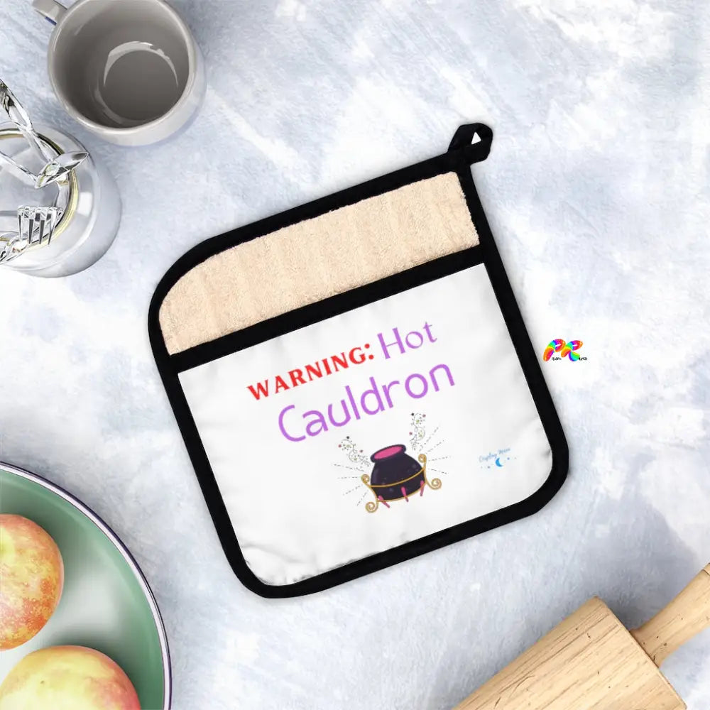 Hot Cauldron Pot Holder with Pocket