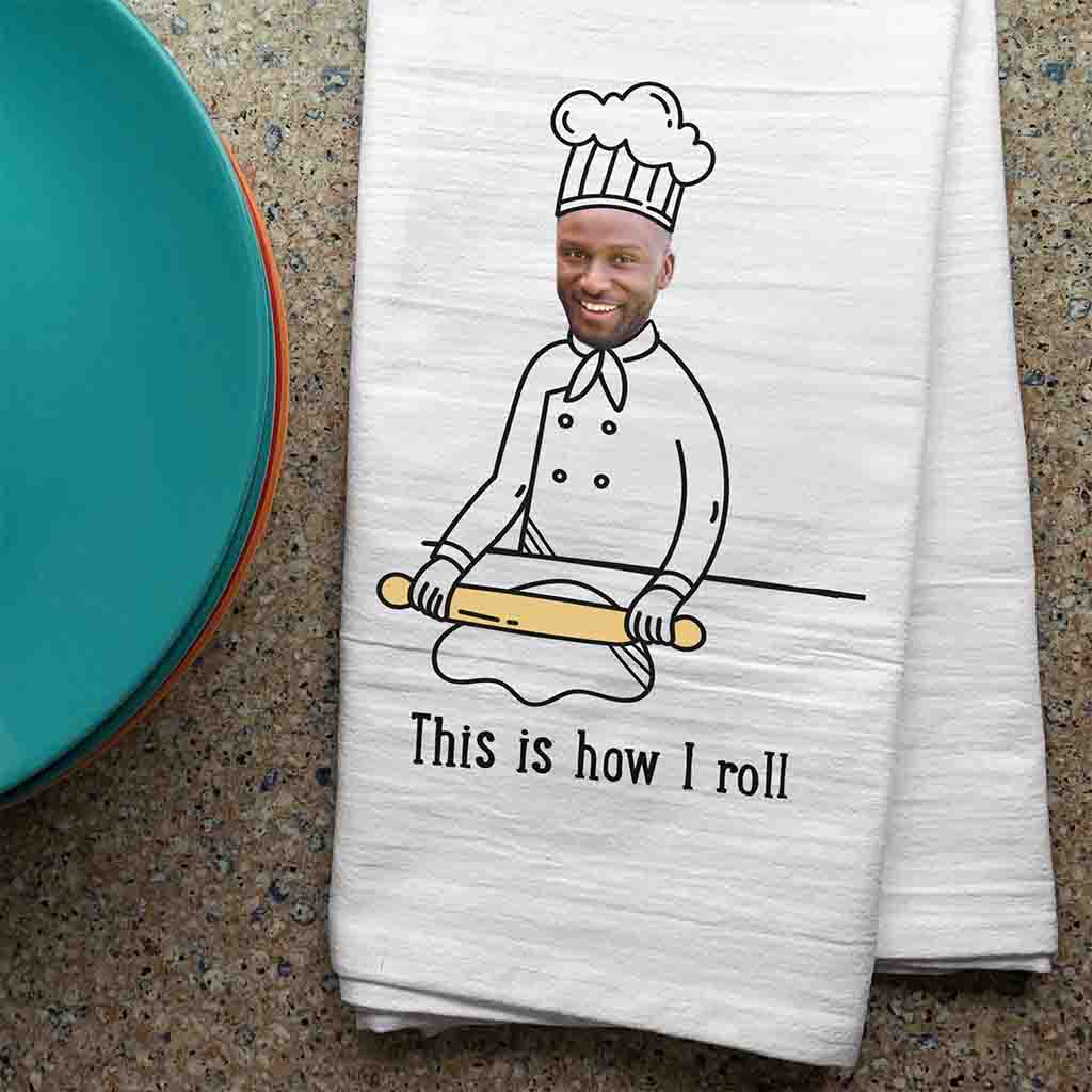 Humorous Custom Printed Kitchen Towels for the Baker