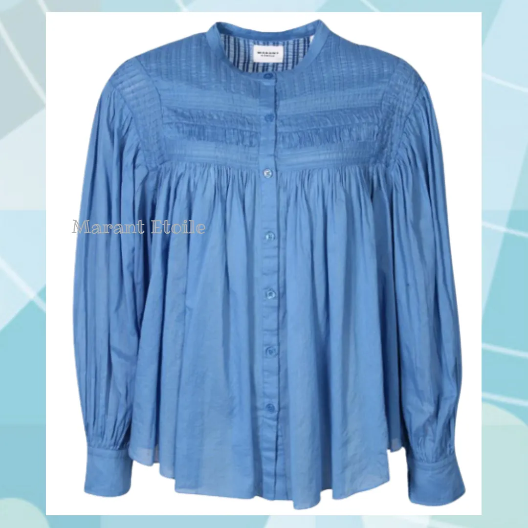 ISABEL MARANT ETOILE  |Long Sleeves Cotton Medium Shirts & Blouses