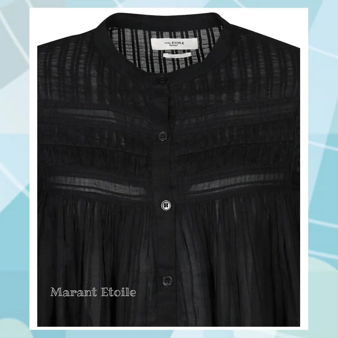 ISABEL MARANT ETOILE  |Long Sleeves Cotton Medium Shirts & Blouses