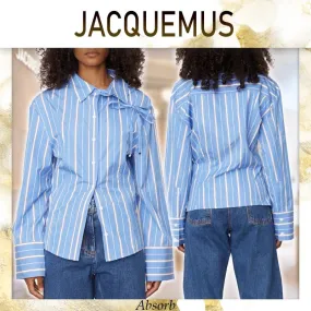 JACQUEMUS  |Stripes Casual Style Long Sleeves Cotton Party Style