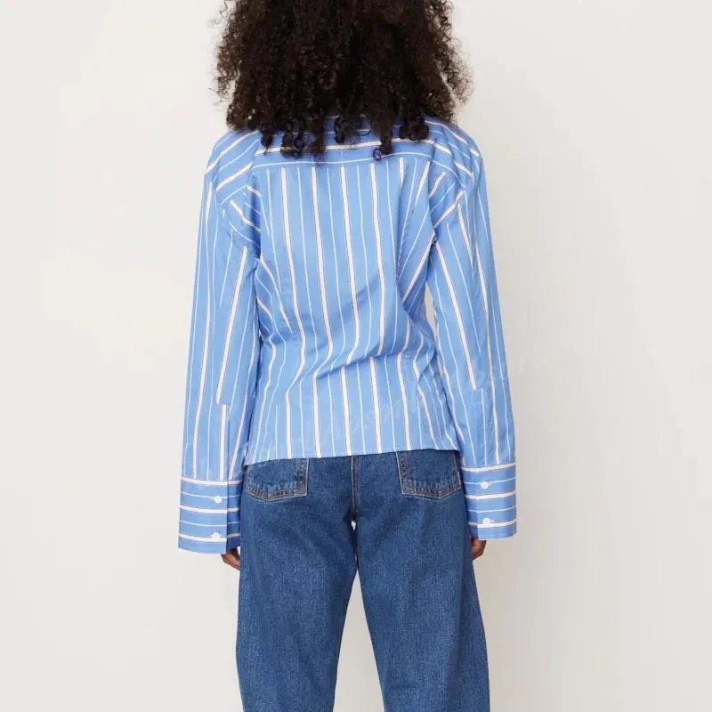 JACQUEMUS  |Stripes Casual Style Long Sleeves Cotton Party Style