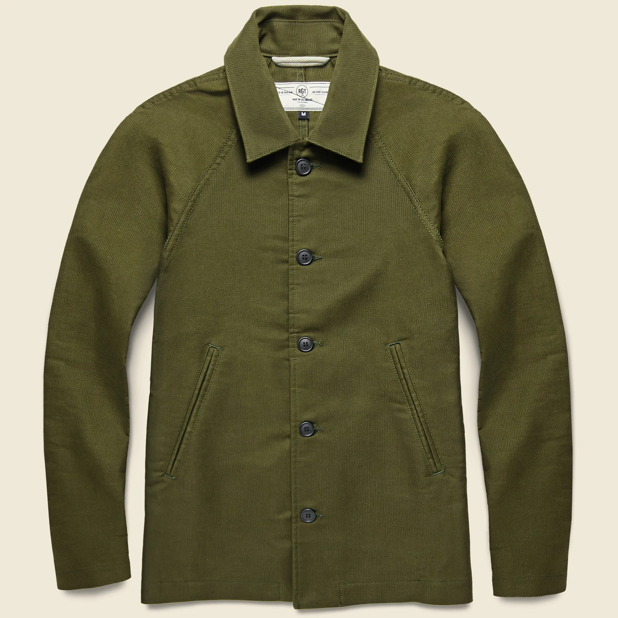 Jungle Cloth Peacoat - Olive