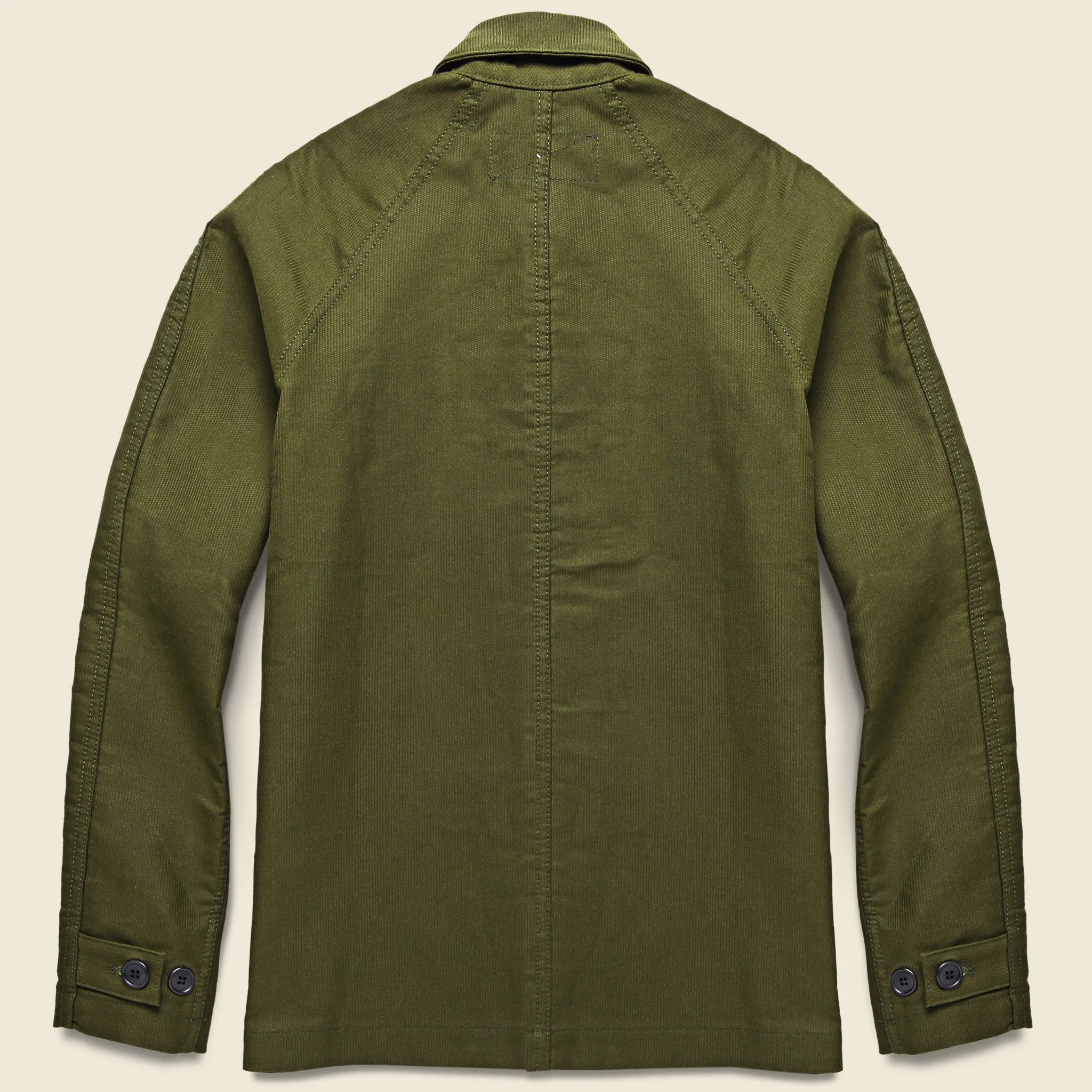 Jungle Cloth Peacoat - Olive