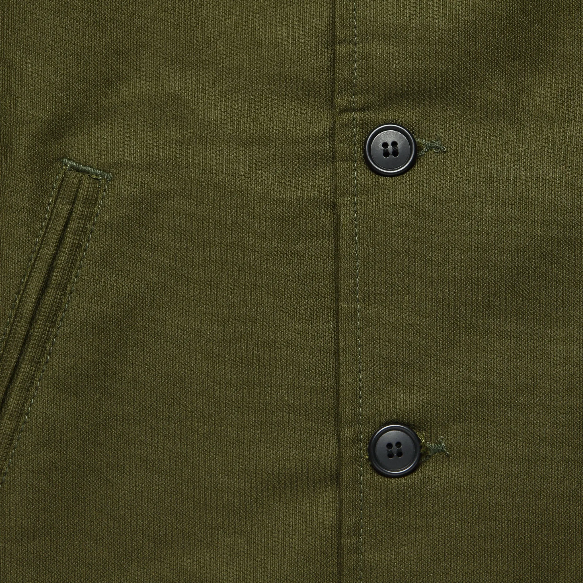 Jungle Cloth Peacoat - Olive