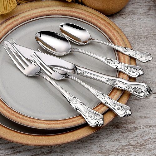 Kensington - 65 Piece Stainless Flatware Set Made in USA