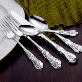 Kensington - 65 Piece Stainless Flatware Set Made in USA