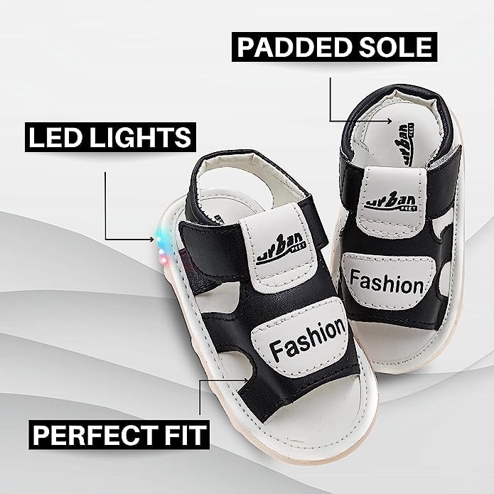 LED Floaters Sandals Combo | Black & White (Qnty 2)