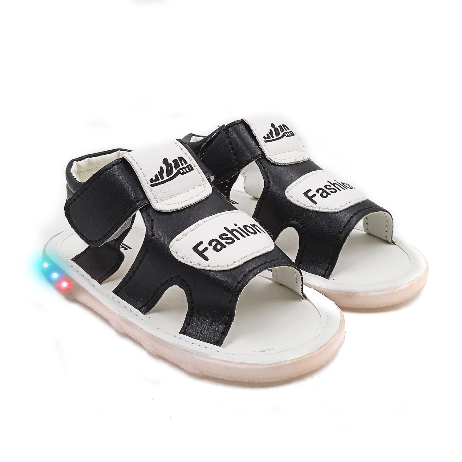 LED Floaters Sandals Combo | Black & White (Qnty 2)