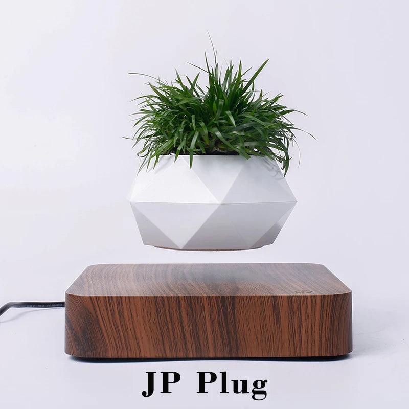 Levitating Air Bonsai Pot Rotation Magnetic Suspension Desk Plant