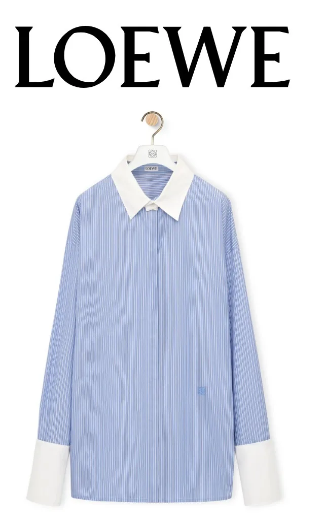 LOEWE  |Casual Style Long Sleeves Cotton Party Style Office Style