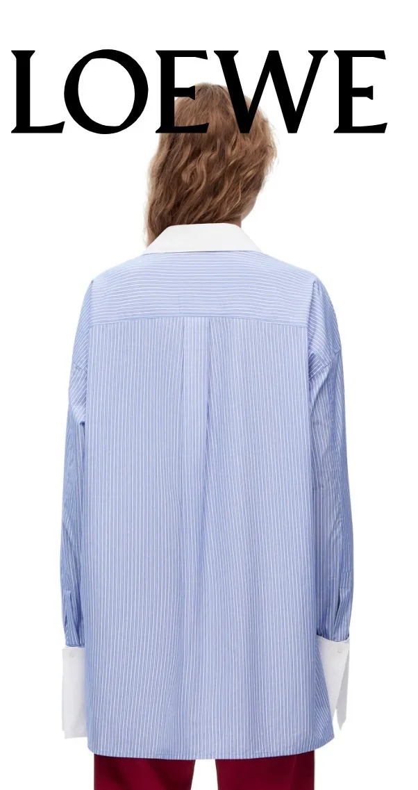 LOEWE  |Casual Style Long Sleeves Cotton Party Style Office Style