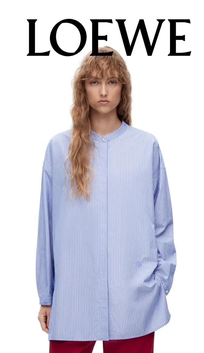 LOEWE  |Casual Style Long Sleeves Cotton Party Style Office Style