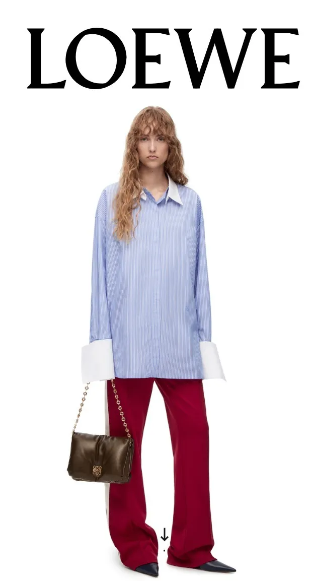 LOEWE  |Casual Style Long Sleeves Cotton Party Style Office Style