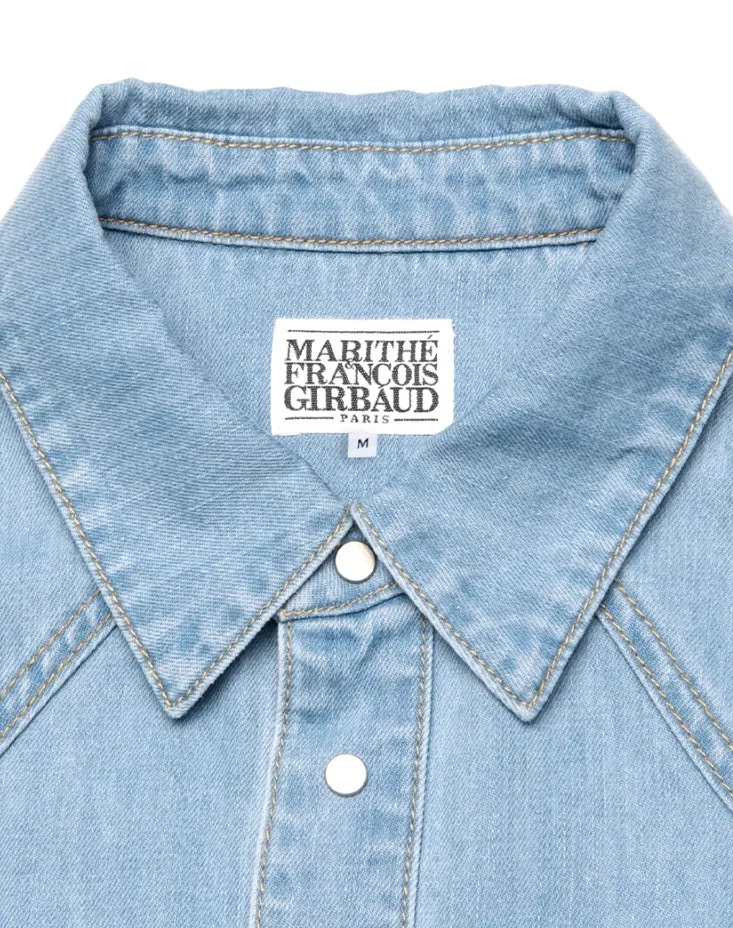 Marithe + Francois Girbaud  |[MARITHE]★HERITAGE DENIM SHIRT