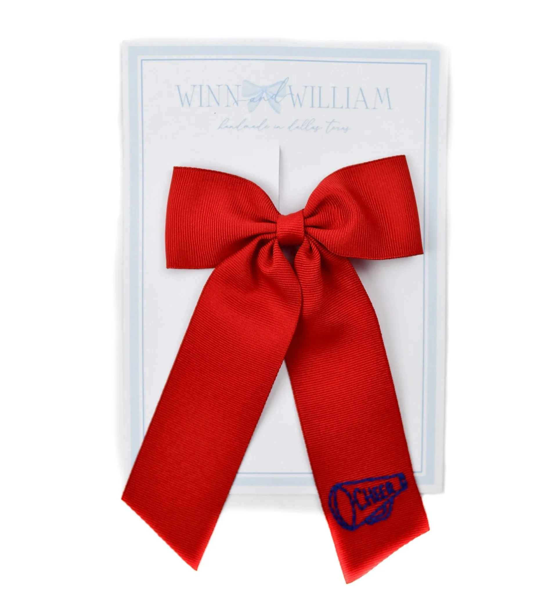 Medium SMU Cheer Bow