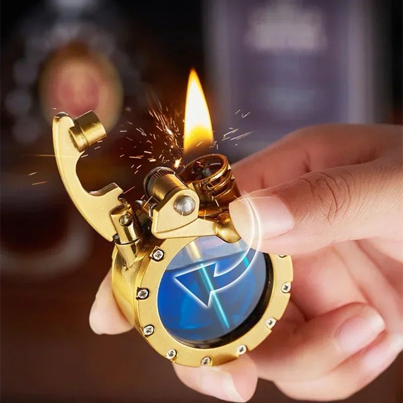 Metal Rocker Arm Kerosene Lighter