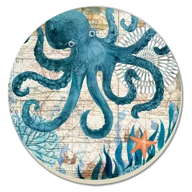 Monterey Bay Octopus Coaster Set