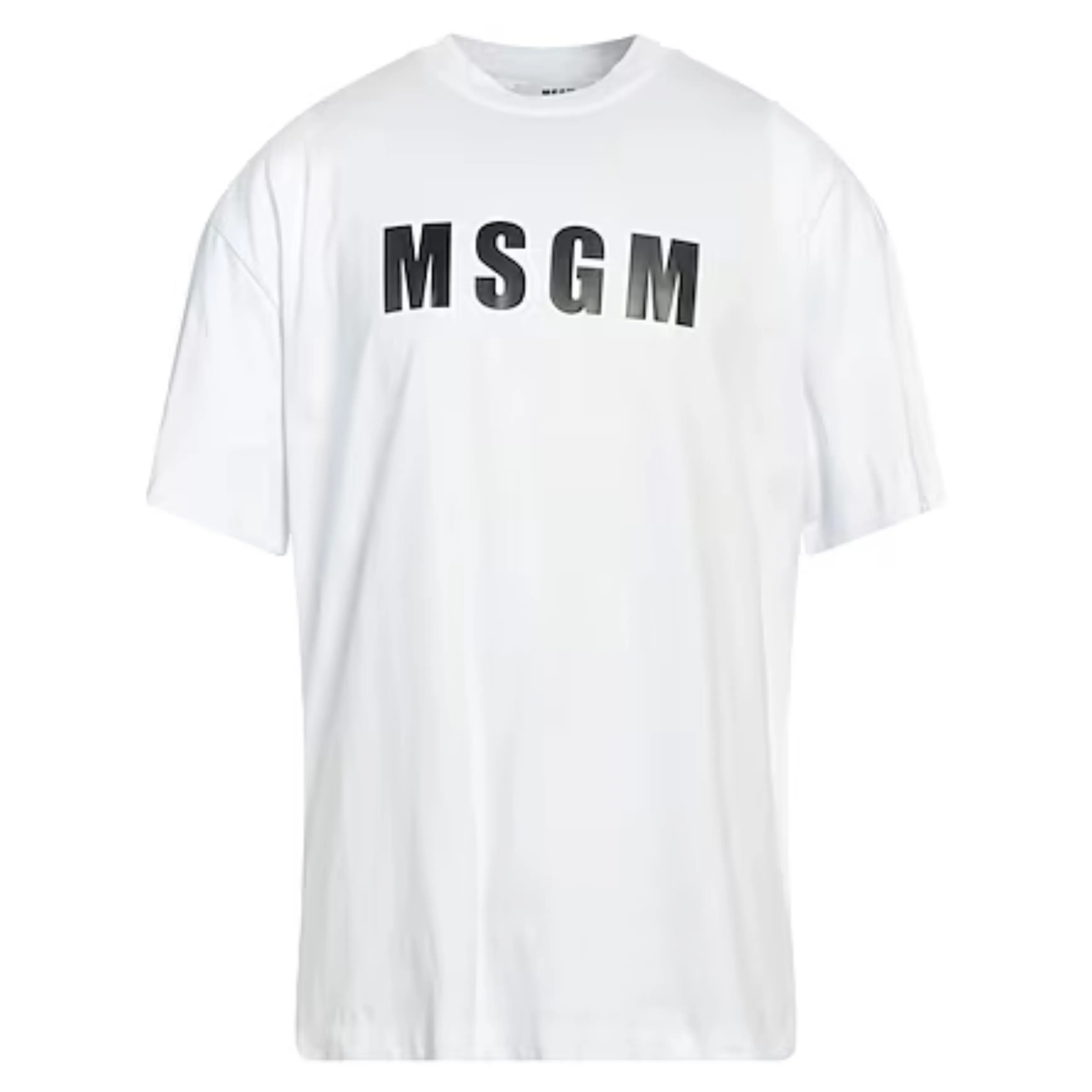 MSGM  |Unisex Street Style U-Neck Cropped Plain Short Sleeves Midi