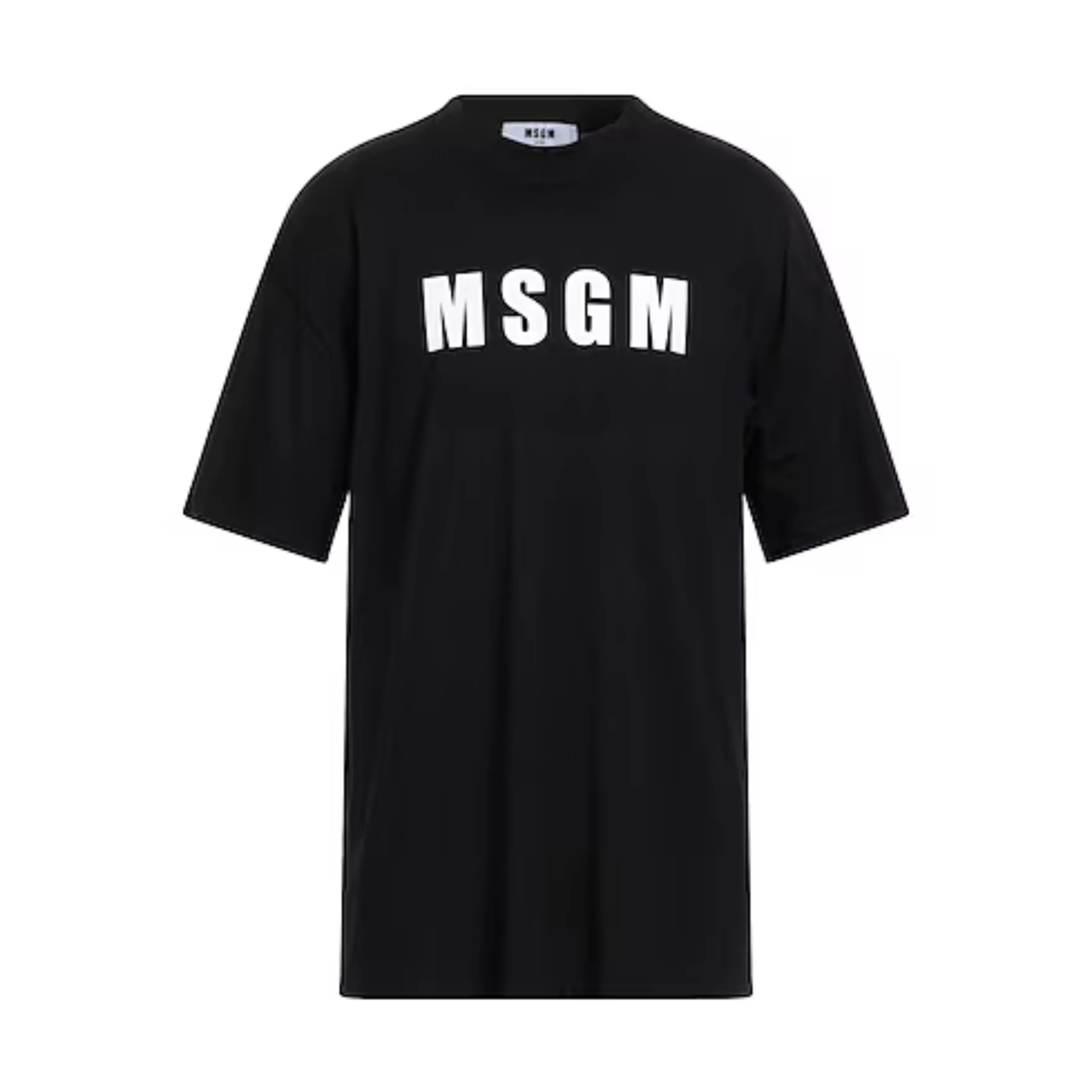 MSGM  |Unisex Street Style U-Neck Cropped Plain Short Sleeves Midi