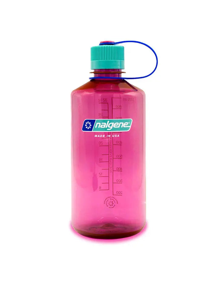 Nalgene Narrow Mouth 1L Tritan Sustain Bottle Electric Magenta