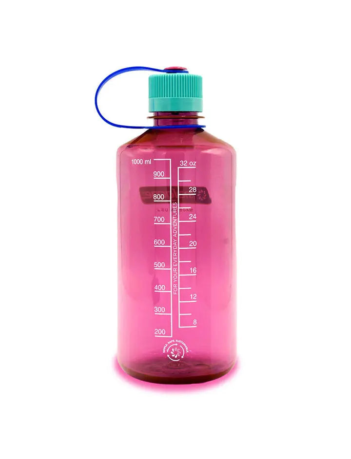 Nalgene Narrow Mouth 1L Tritan Sustain Bottle Electric Magenta