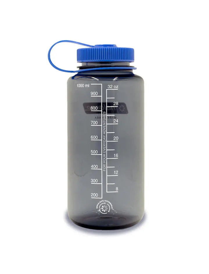 Nalgene Wide Mouth 1L Tritan Sustain Bottle Gray