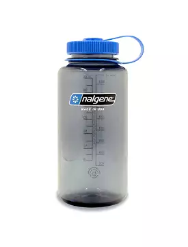 Nalgene Wide Mouth 1L Tritan Sustain Bottle Gray