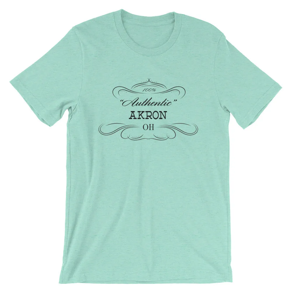 Ohio - Akron OH - Short-Sleeve Unisex T-Shirt - Authentic