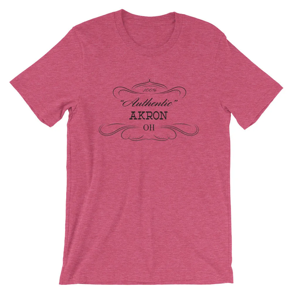 Ohio - Akron OH - Short-Sleeve Unisex T-Shirt - Authentic