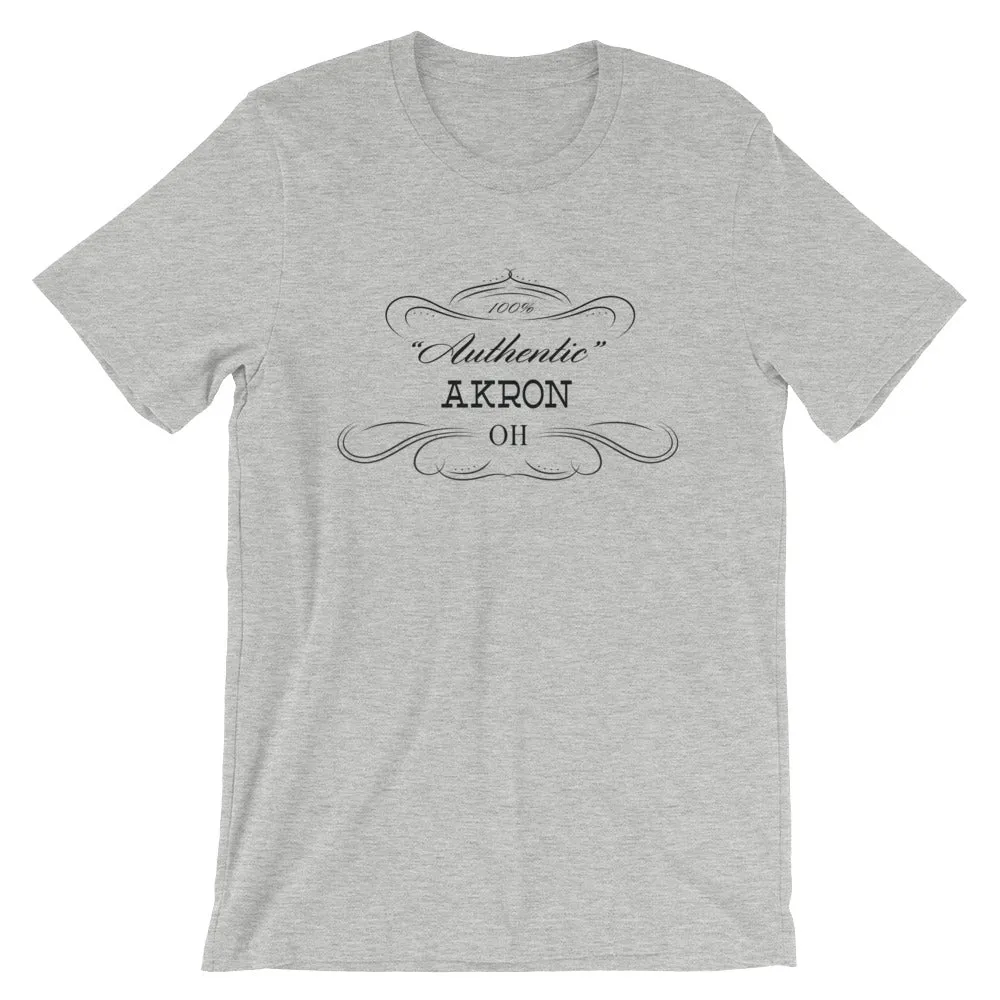 Ohio - Akron OH - Short-Sleeve Unisex T-Shirt - Authentic