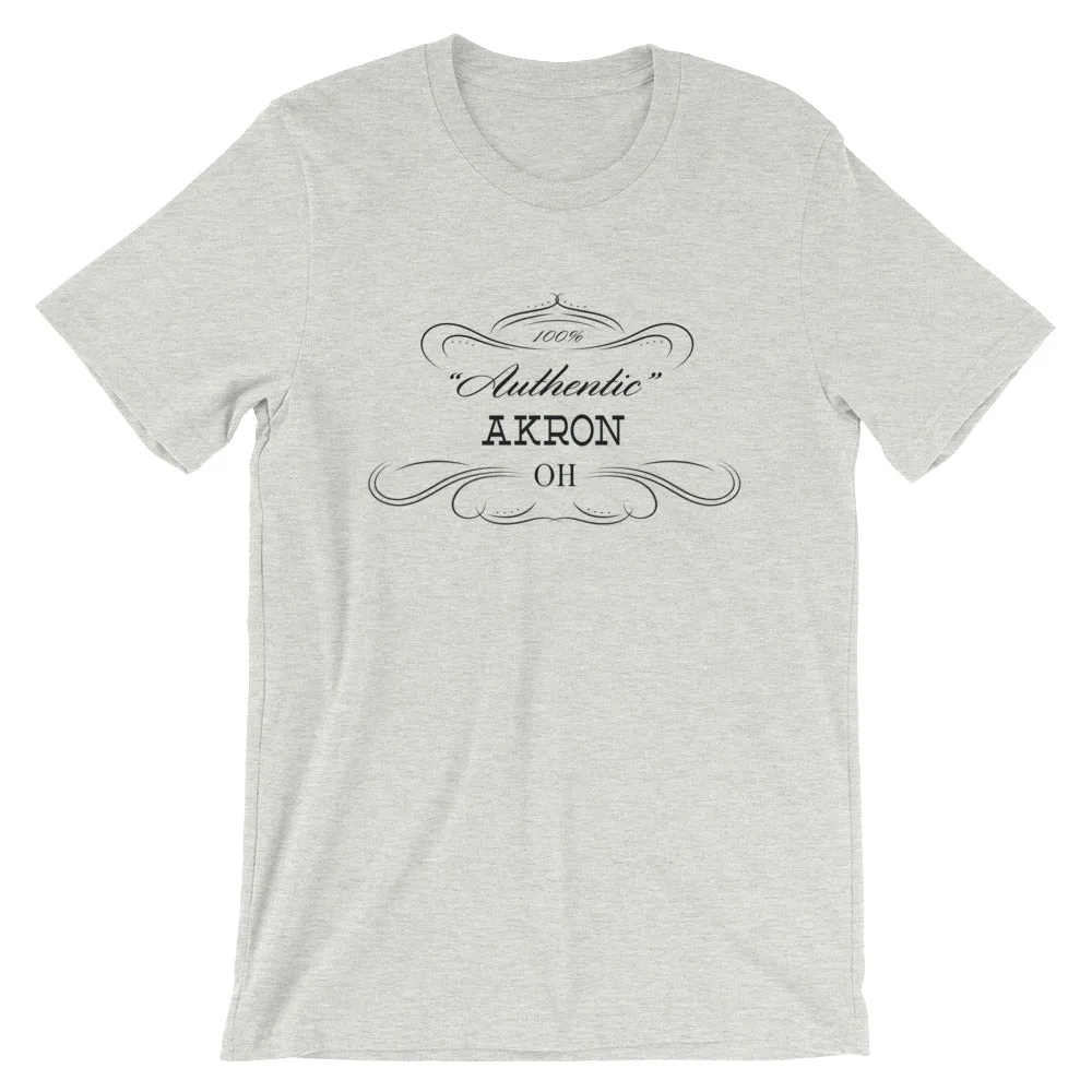 Ohio - Akron OH - Short-Sleeve Unisex T-Shirt - Authentic