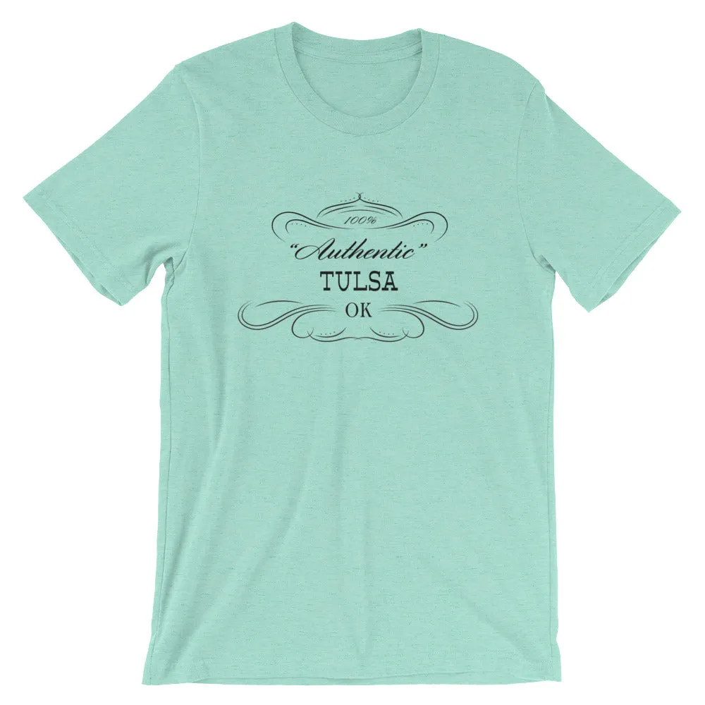 Oklahoma - Tulsa OK - Short-Sleeve Unisex T-Shirt - Authentic