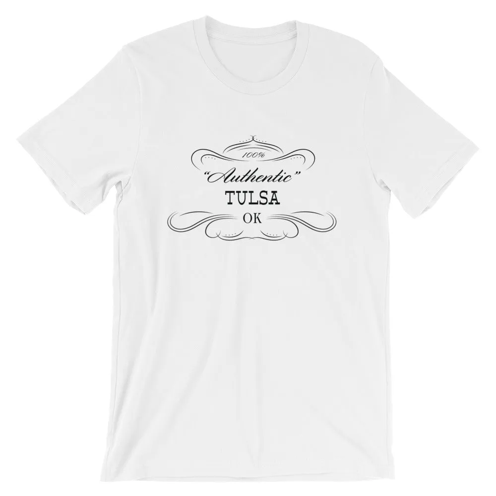 Oklahoma - Tulsa OK - Short-Sleeve Unisex T-Shirt - Authentic