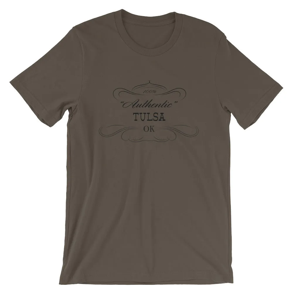 Oklahoma - Tulsa OK - Short-Sleeve Unisex T-Shirt - Authentic