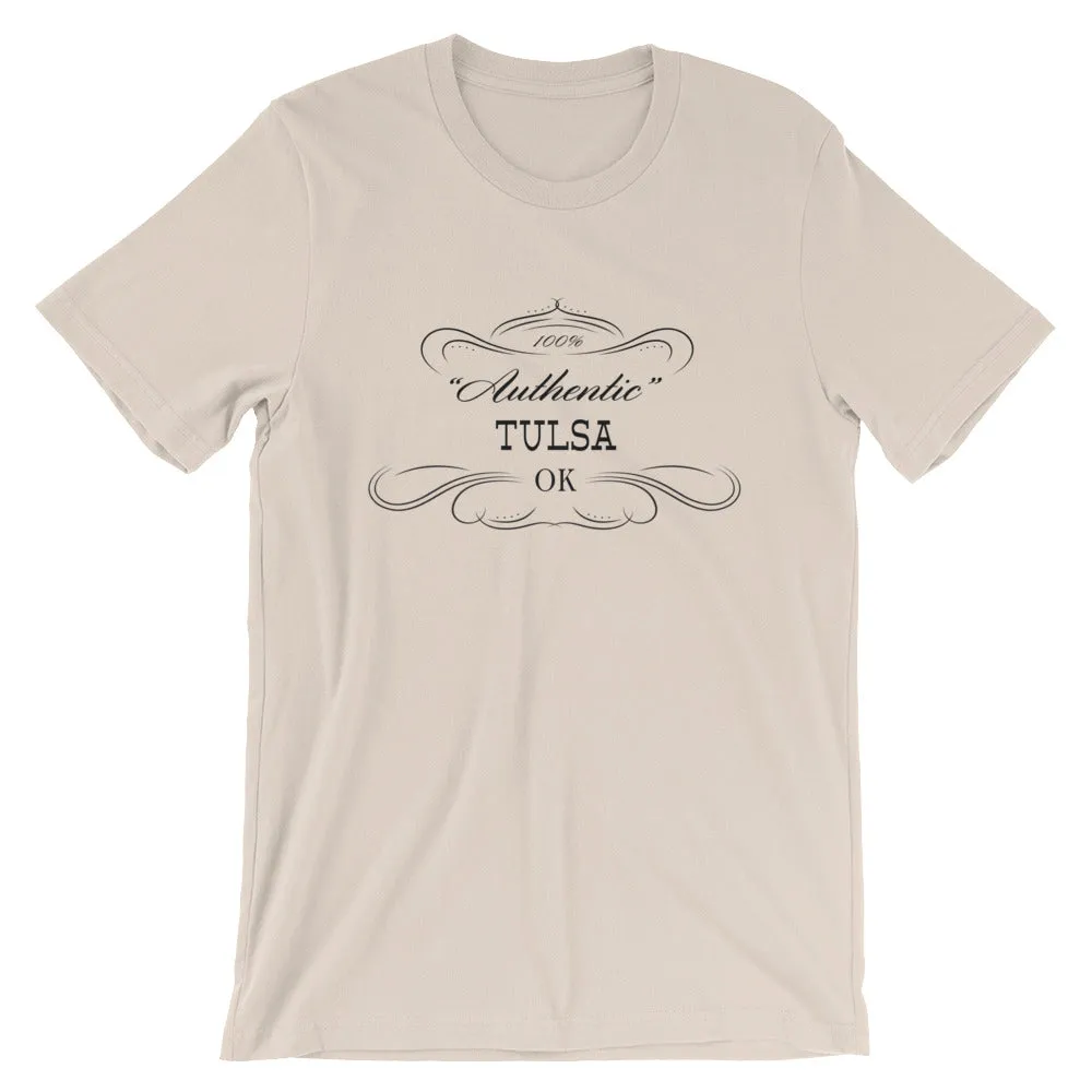 Oklahoma - Tulsa OK - Short-Sleeve Unisex T-Shirt - Authentic