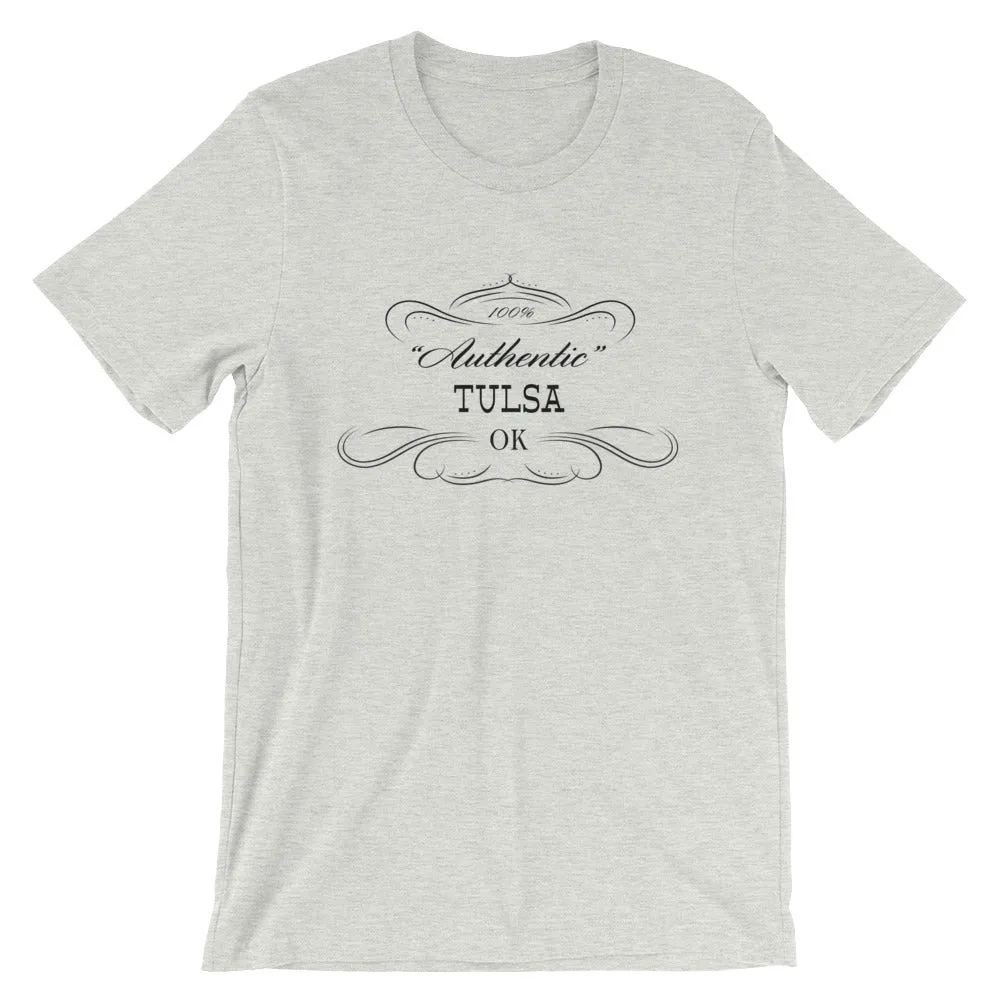 Oklahoma - Tulsa OK - Short-Sleeve Unisex T-Shirt - Authentic