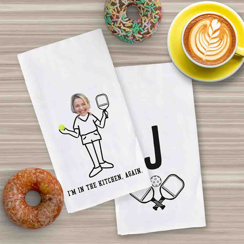 Personalized Kitchen Towel for the Pickleball Player