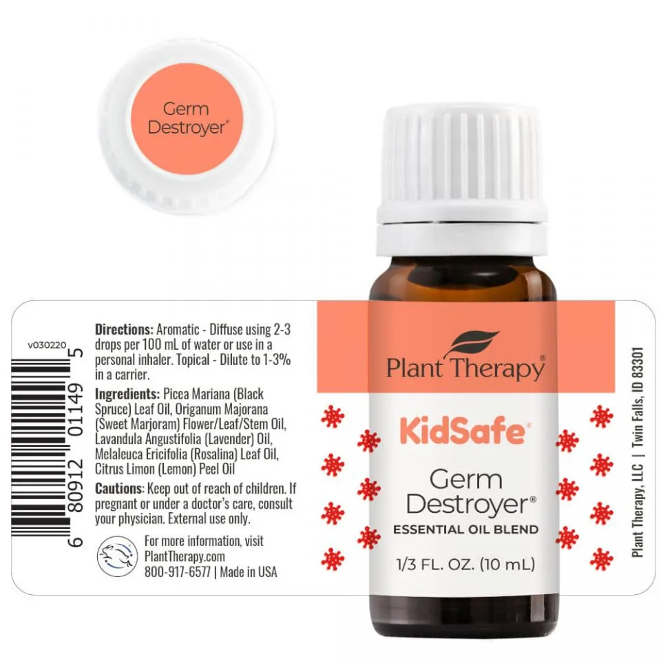 Plant Therapy Germ Destroyer KidSafe Essential Oil