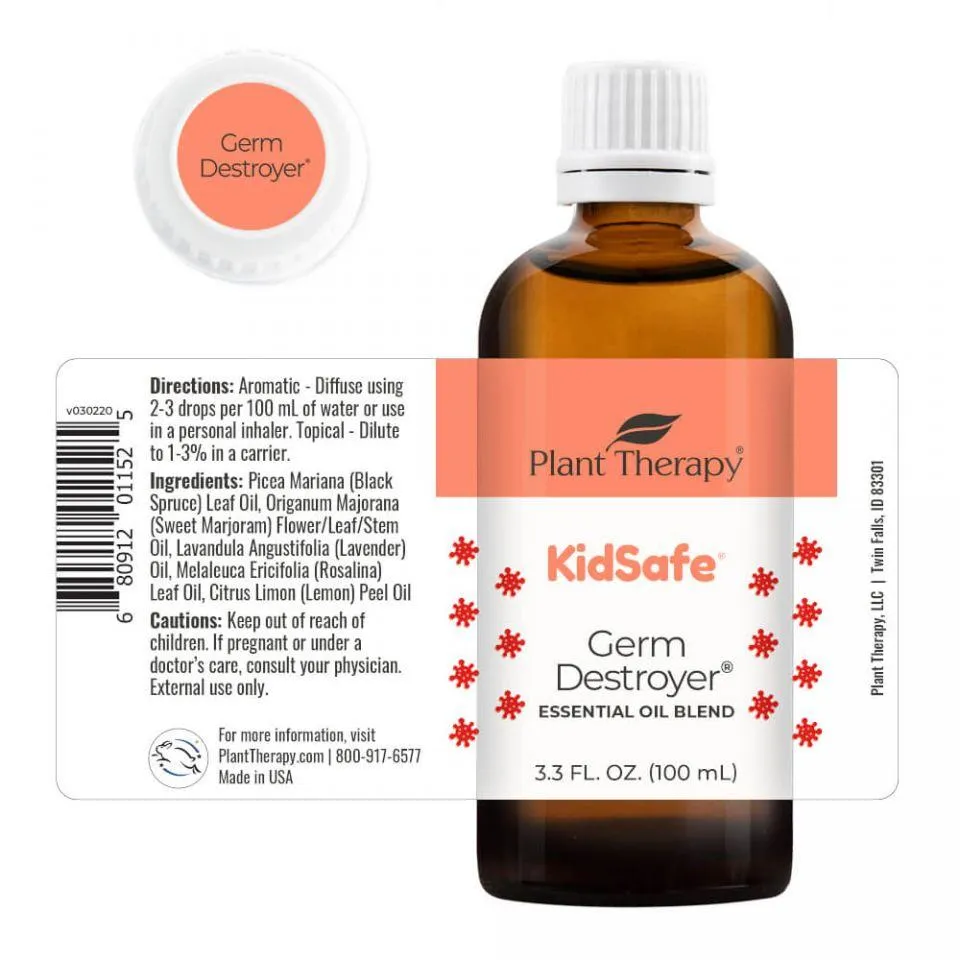 Plant Therapy Germ Destroyer KidSafe Essential Oil