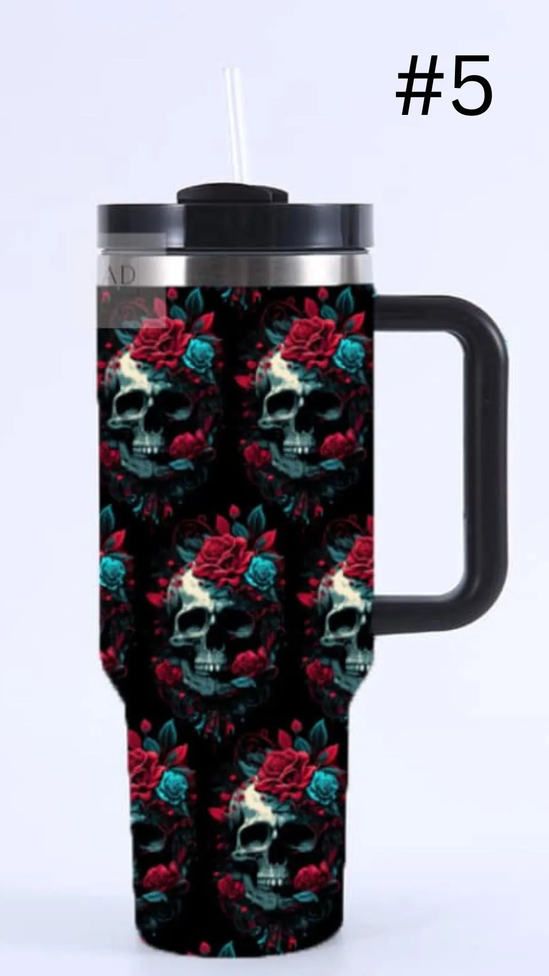 PREORDER: 40 oz Insulated Skull Tumblers in Assorted Designs