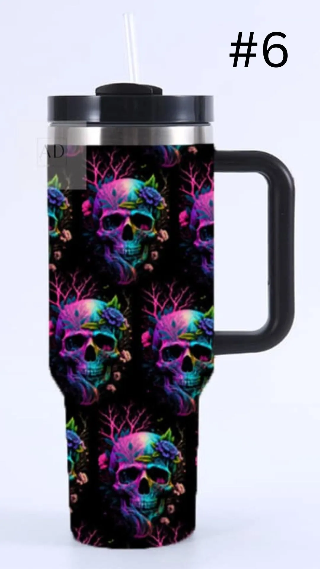 PREORDER: 40 oz Insulated Skull Tumblers in Assorted Designs