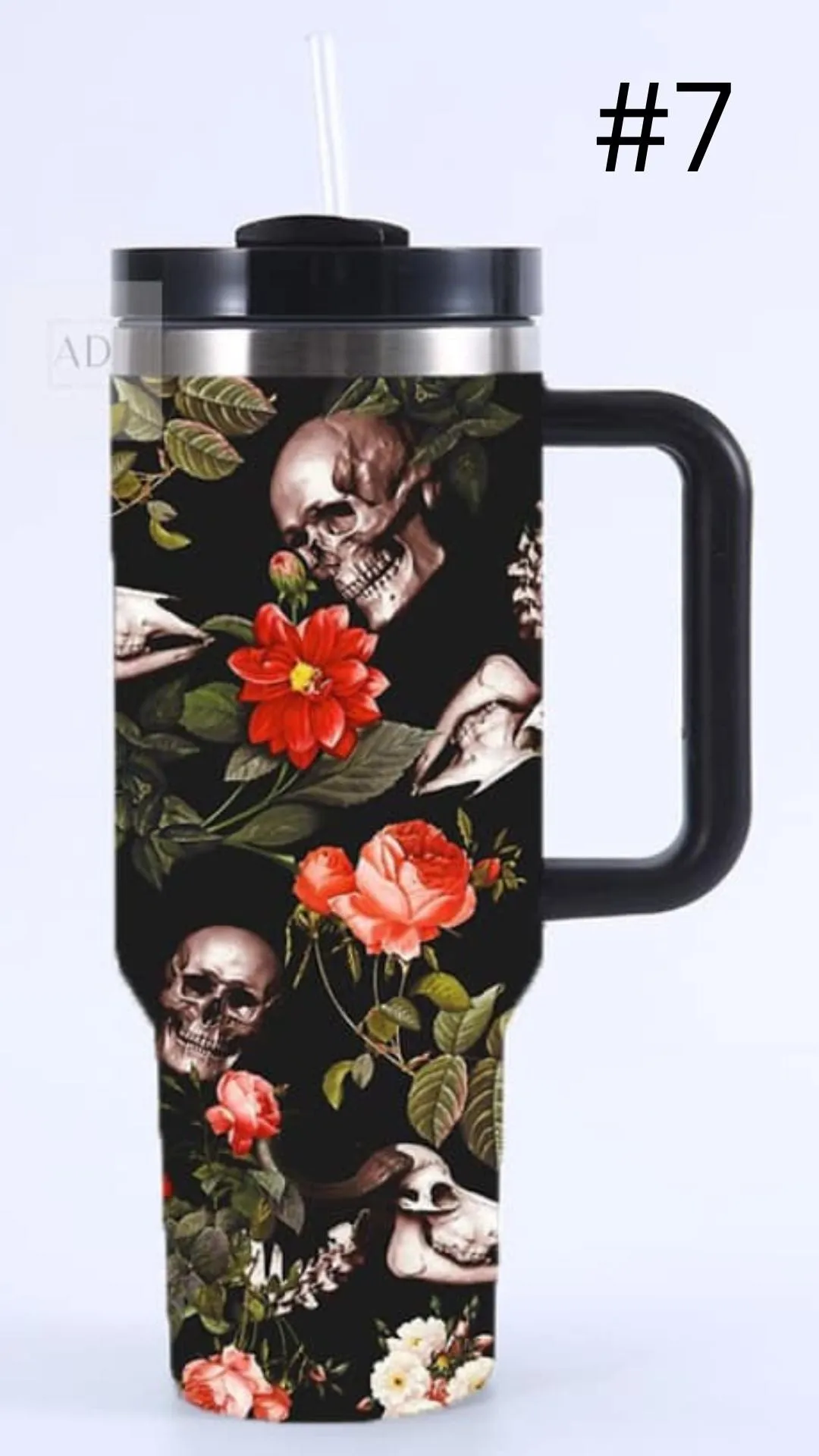 PREORDER: 40 oz Insulated Skull Tumblers in Assorted Designs