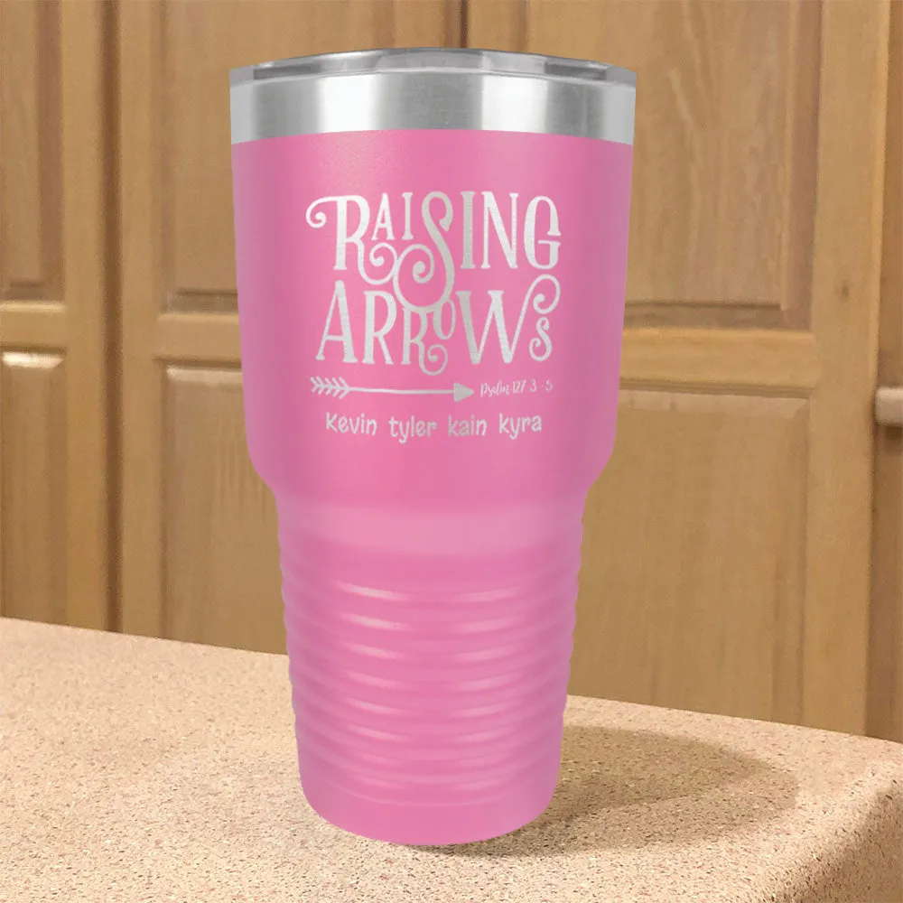 Raising Arrows Personalized Stainless Steel Tumbler