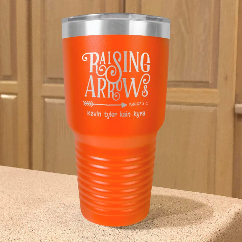 Raising Arrows Personalized Stainless Steel Tumbler