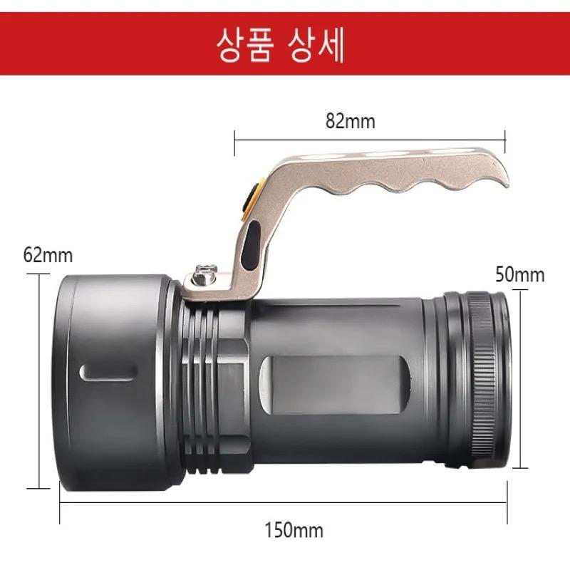 Rechargeable portable detection light powerful high-power flashlight