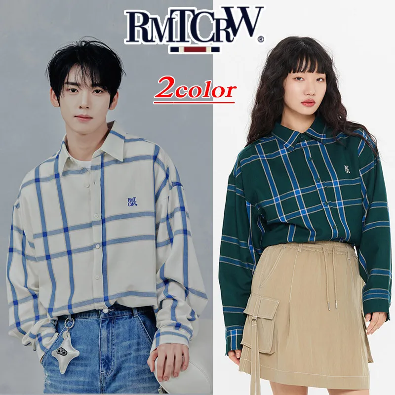 ROMANTIC CROWN  |●ROMANTIC CROWN● RC TARTAN CHECK SHIRT (2color) unisex