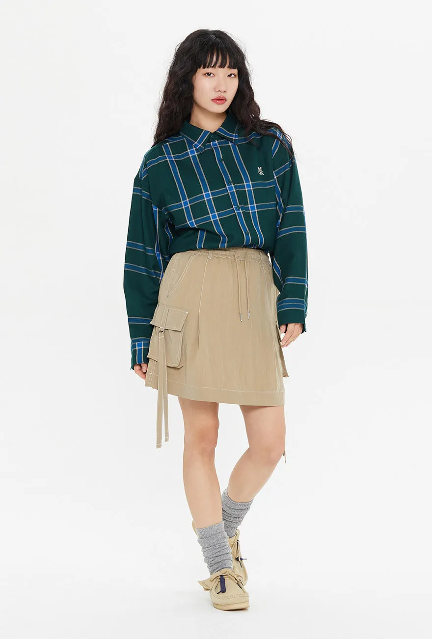 ROMANTIC CROWN  |●ROMANTIC CROWN● RC TARTAN CHECK SHIRT (2color) unisex