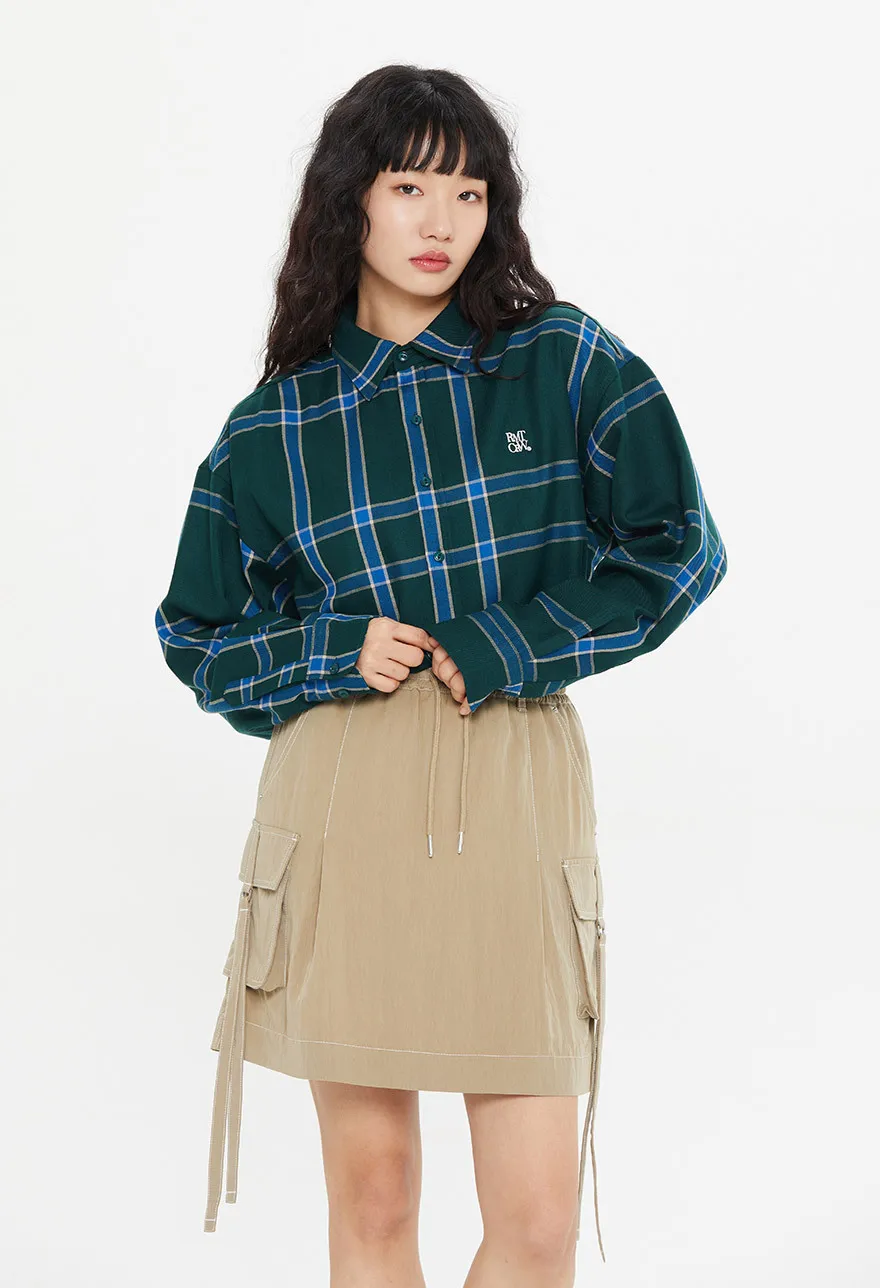 ROMANTIC CROWN  |●ROMANTIC CROWN● RC TARTAN CHECK SHIRT (2color) unisex